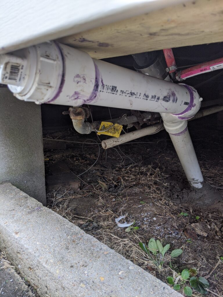 Home Cleanout under house 